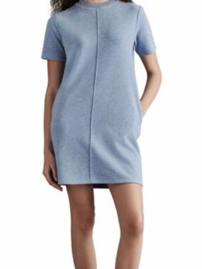 Steve Madden Powder Blue Short Sleeve sweater dress